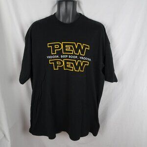 Annarbor Pew Pew Black Shirt Size 3XL